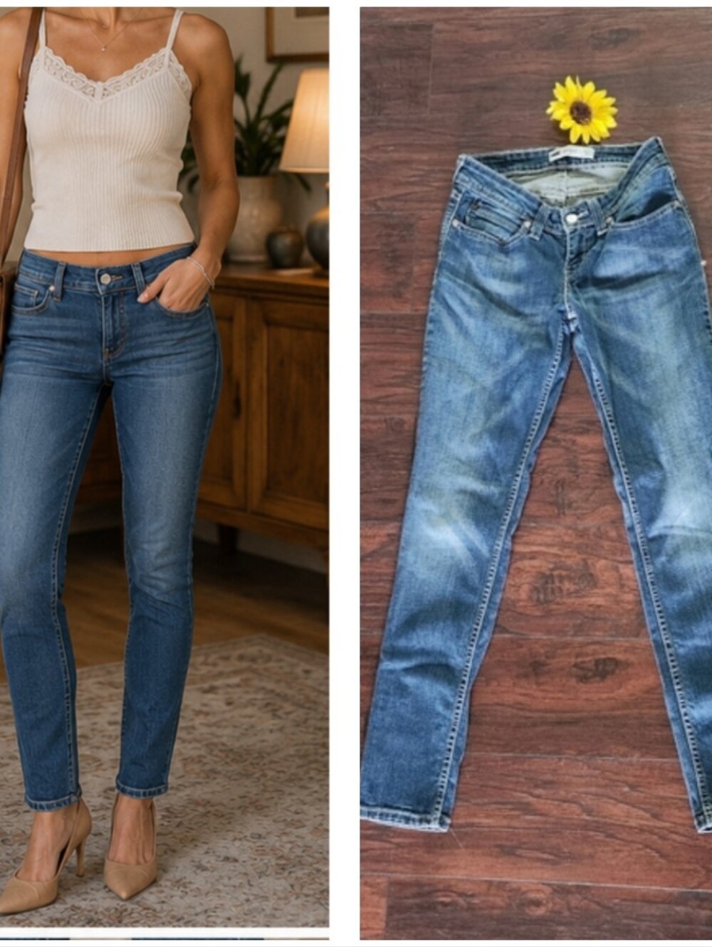 LEVIS BOLD CURVE LOWRISE SKINNY JEANS ♠️
